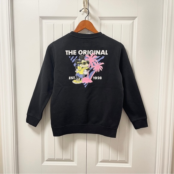 VANS Disney Mickey Mouse Graphic Crewneck Black - Picture 1 of 11